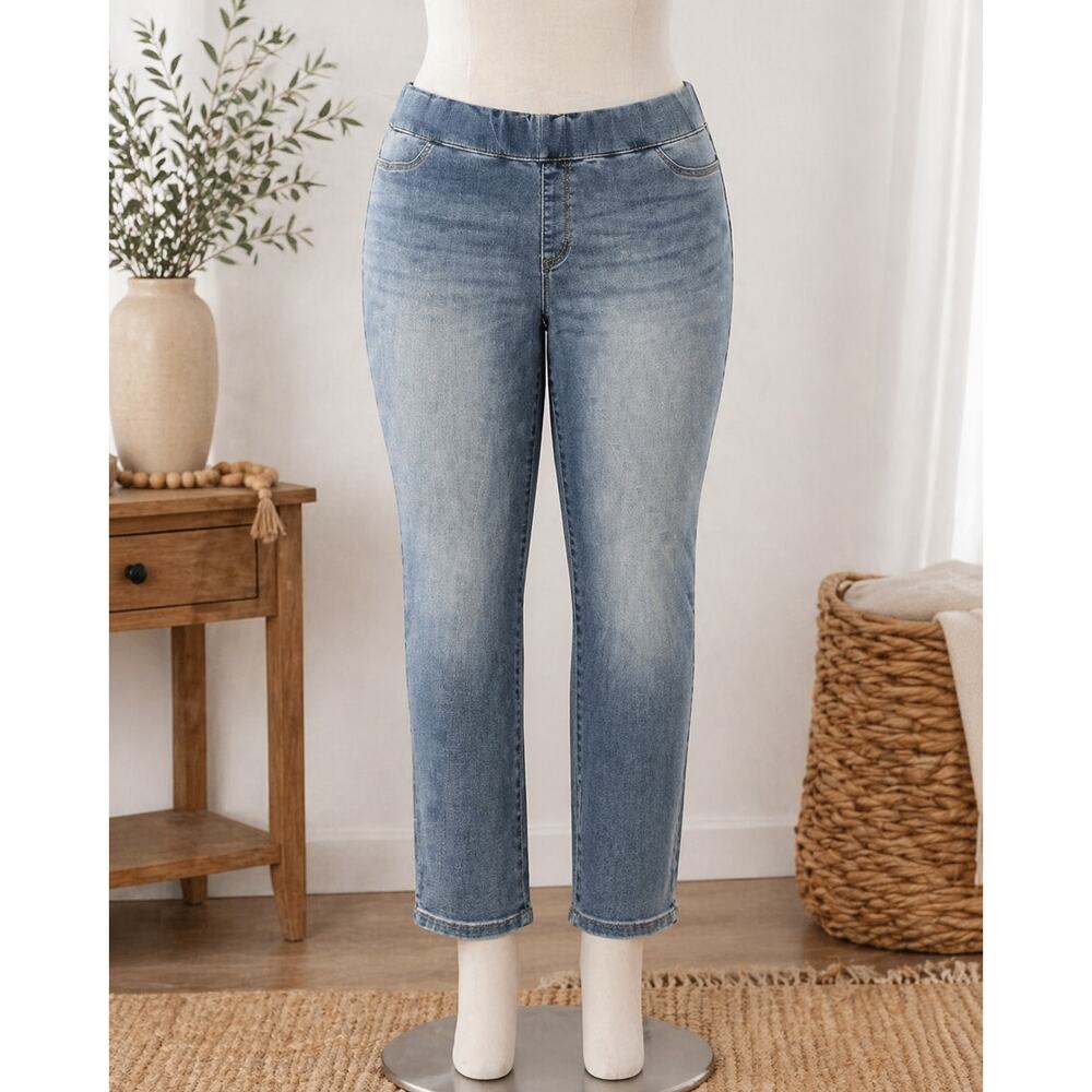 Lane Bryant High-Rise Pull-On Jeggings | Soft Stretch Denim | Plus Size 24 - Picture 2 of 11